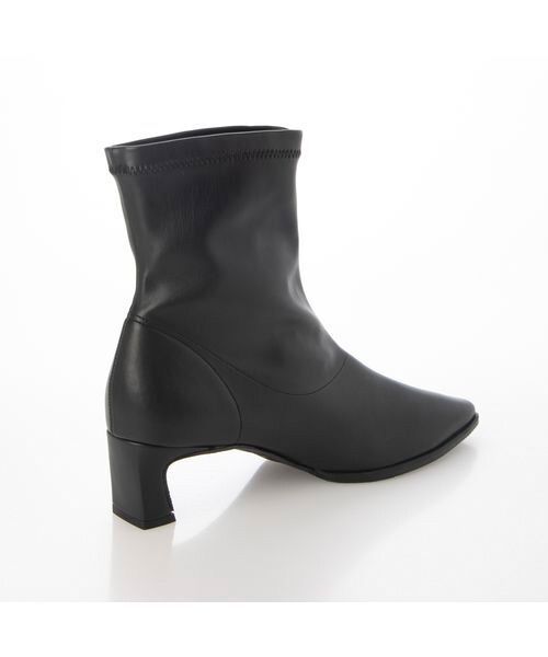 carino / カリーノ ブーツ（ショート丈） | 【レイン対応】フレアヒールストレッチブーツ | 詳細3
