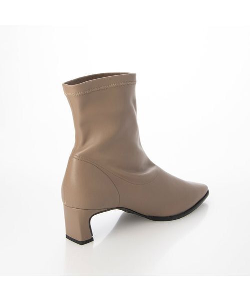 carino / カリーノ ブーツ（ショート丈） | 【レイン対応】フレアヒールストレッチブーツ | 詳細9
