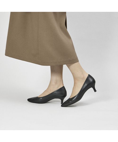 carino/カリーノ ポインテッドトゥプレーンパンプス ブラック 225 carino/カリーノ ポインテッドトゥプレーンパンプス ブラック 225