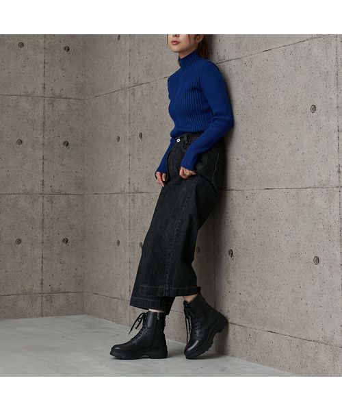 carino / カリーノ ブーツ（ショート丈） | 厚底レースアップブーツ | 詳細24