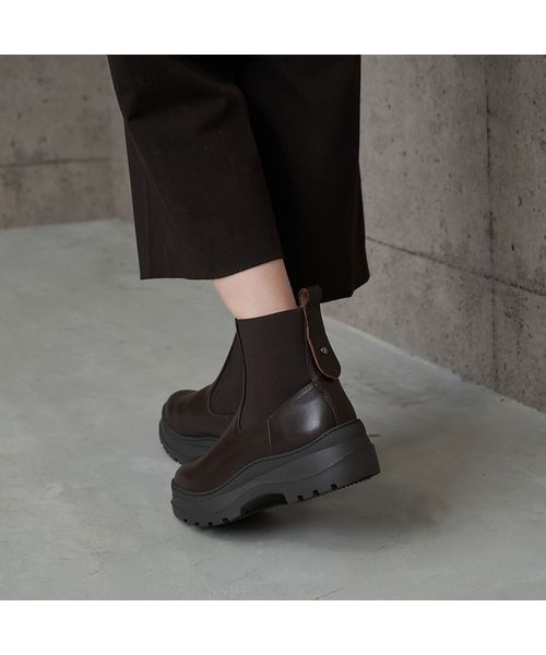 carino / カリーノ ブーツ（ショート丈） | 厚底サイドゴアブーツ | 詳細7