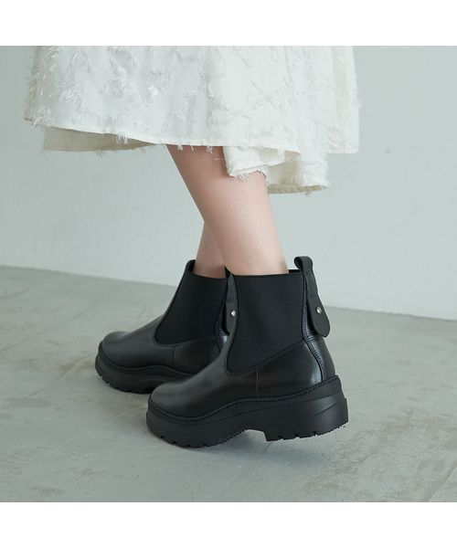 carino / カリーノ ブーツ（ショート丈） | 厚底サイドゴアブーツ | 詳細16