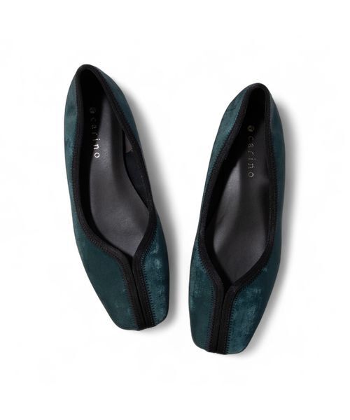 carino / カリーノ フラットシューズ | スクエアトゥ切り替えデザインフラットパンプス | 詳細1