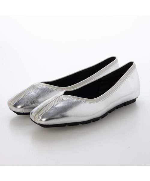 carino / カリーノ フラットシューズ | スクエアトゥ切り替えデザインフラットパンプス | 詳細23