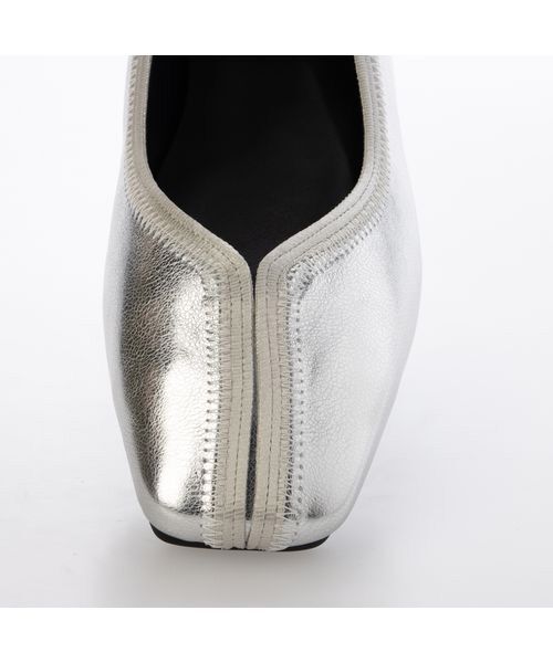 carino / カリーノ フラットシューズ | スクエアトゥ切り替えデザインフラットパンプス | 詳細28