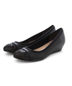 carino / カリーノ パンプス | ポインテッドトゥウエッジヒールパンプス