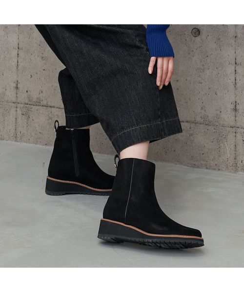 carino / カリーノ ブーツ（ショート丈） | 【レイン・スノー対応】ウエッジヒールショートブーツ | 詳細8