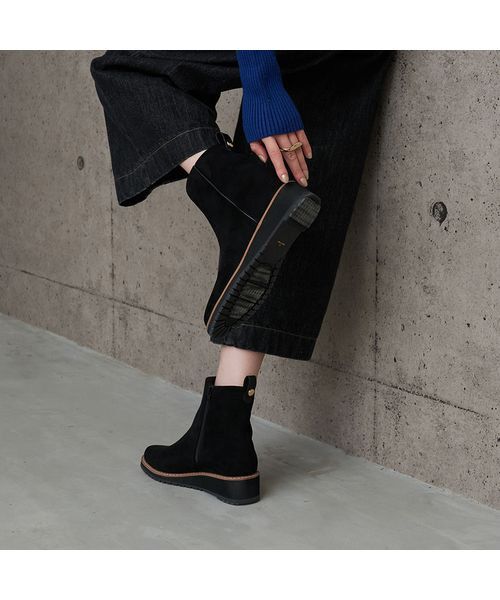 carino / カリーノ ブーツ（ショート丈） | 【レイン・スノー対応】ウエッジヒールショートブーツ | 詳細9