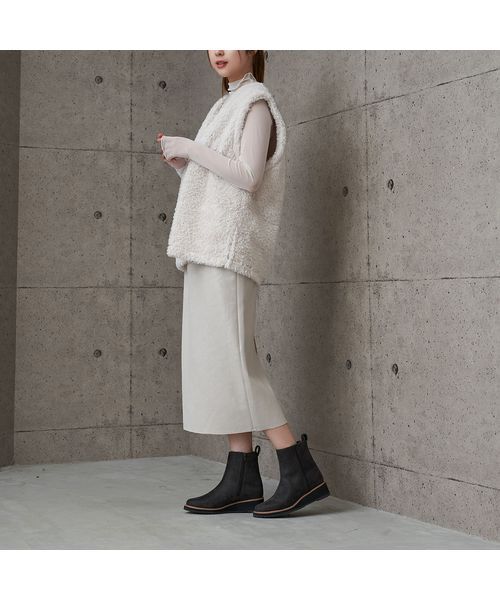 carino / カリーノ ブーツ（ショート丈） | 【レイン・スノー対応】ウエッジヒールショートブーツ | 詳細17