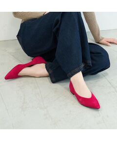 carino / カリーノ フラットシューズ | スリムスクエアトゥフラットパンプス