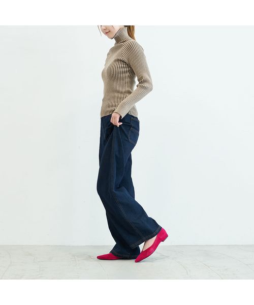 carino / カリーノ フラットシューズ | スリムスクエアトゥフラットパンプス | 詳細8