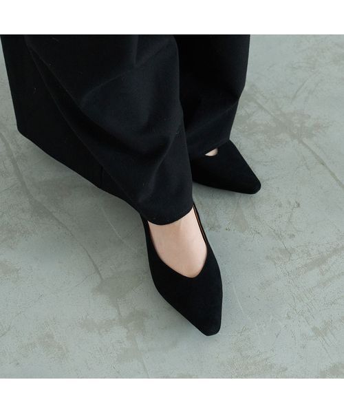 carino / カリーノ フラットシューズ | スリムスクエアトゥフラットパンプス | 詳細15