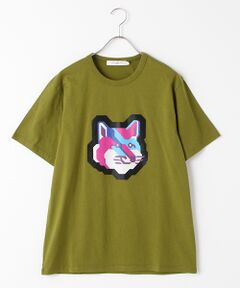 PIXCEL FOX HEAD Tシャツ