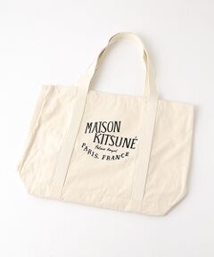 MAISON　KITSUNEロゴトートバッグ