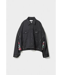 ZIPPER JERSEY JACKET