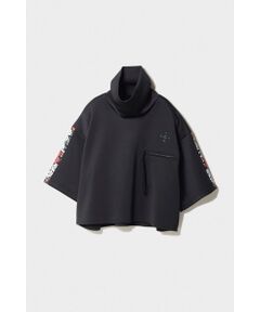 HIGH NECK JERSEY PULLOVER