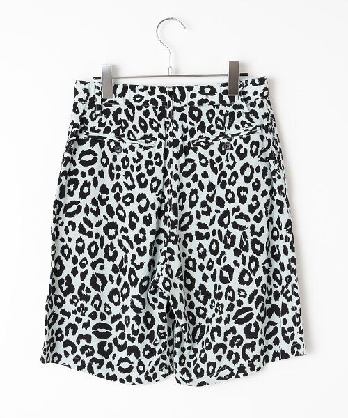 CS case study / CSケーススタディ ショート・ハーフ・半端丈パンツ | WDS×MINEDENIM Lips Leopard Print Easy Shorts | 詳細3