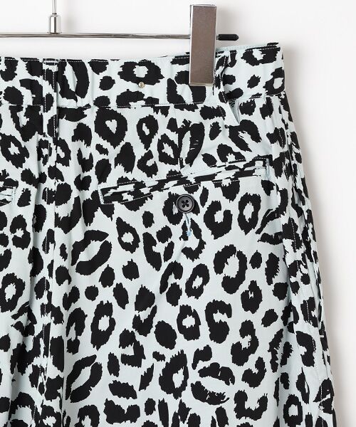 CS case study / CSケーススタディ ショート・ハーフ・半端丈パンツ | WDS×MINEDENIM Lips Leopard Print Easy Shorts | 詳細5