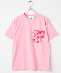 CHARACTER PATCHWORK POCKET T-SHIRT