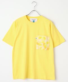 CHARACTER PATCHWORK POCKET T-SHIRT