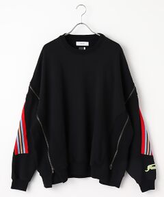 FACETASM ZIPPER RIB SWEAT