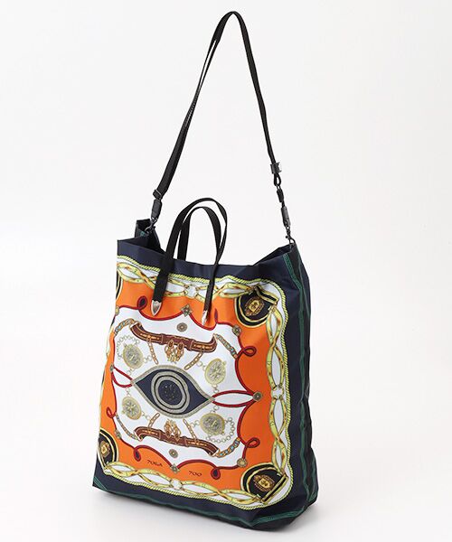 CS case study/CSケーススタディ Print tote bag プリント トートバッグ オレンジ ONE CS case study/CSケーススタディ Print tote bag プリント トートバッグ オレンジ ONE