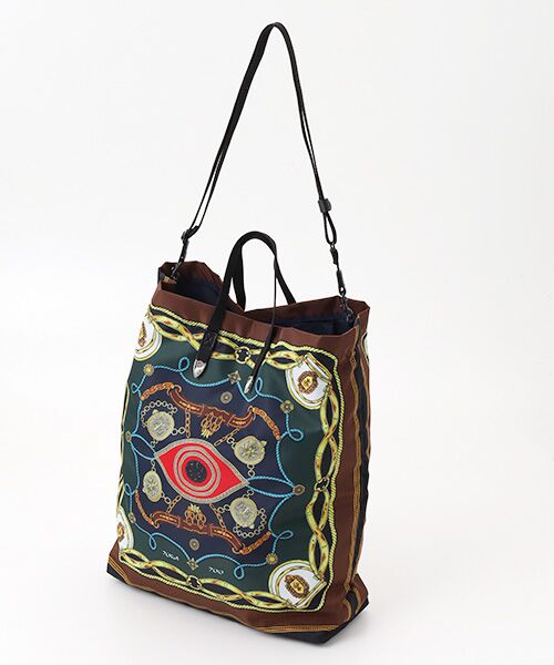 CS case study/CSケーススタディ Print tote bag プリント トートバッグ グリーン ONE CS case study/CSケーススタディ Print tote bag プリント トートバッグ グリーン ONE