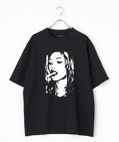 CS case study / CSケーススタディ Tシャツ | Monochrome Two tone Face Crewneck T-SH  Tシャツ