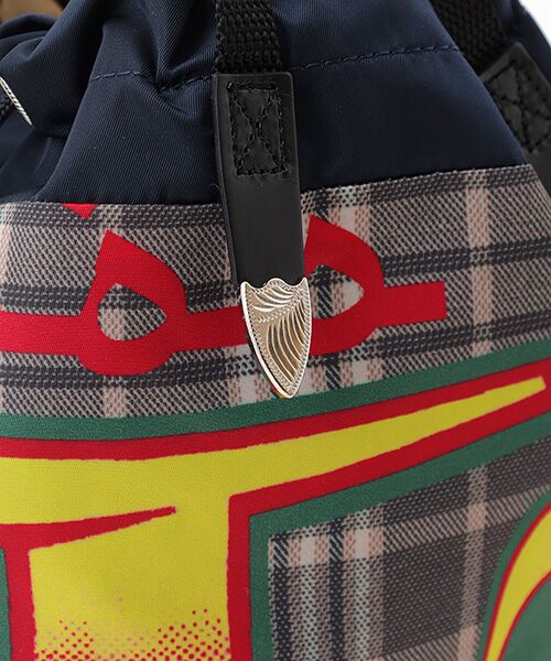 CS case study / CSケーススタディ ショルダーバッグ | Print drawstring　bagプリント　バッグ | 詳細11