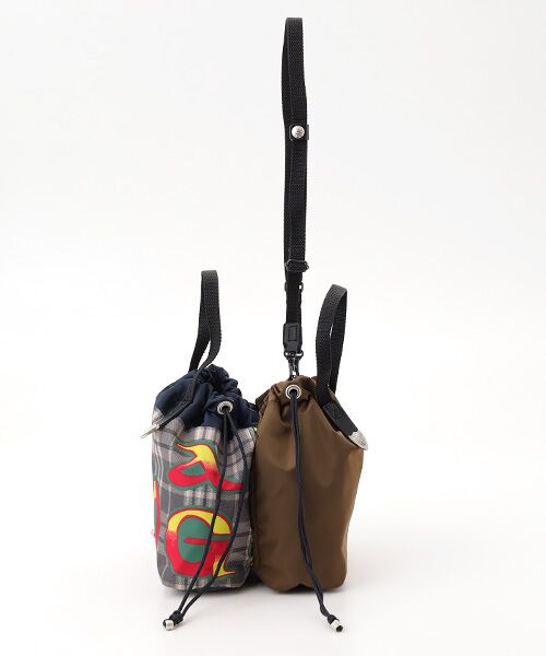 CS case study / CSケーススタディ ショルダーバッグ | Print drawstring　bagプリント　バッグ | 詳細2