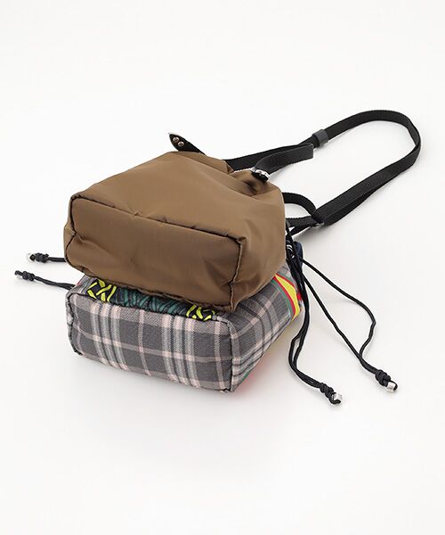 CS case study / CSケーススタディ ショルダーバッグ | Print drawstring　bagプリント　バッグ | 詳細4