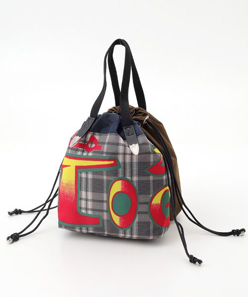 CS case study / CSケーススタディ ショルダーバッグ | Print drawstring　bagプリント　バッグ | 詳細7