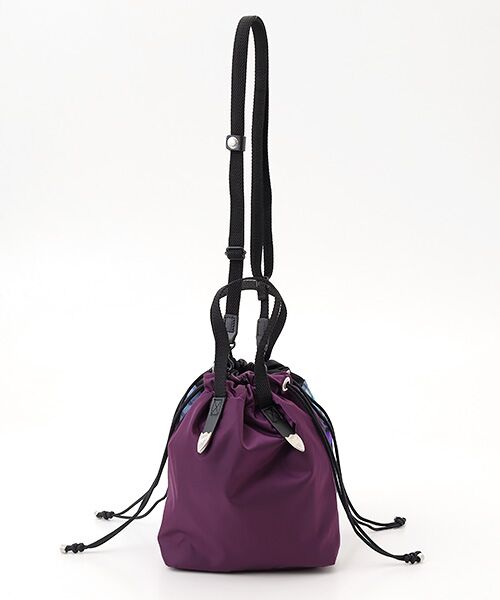 CS case study / CSケーススタディ ショルダーバッグ | Print drawstring　bagプリント　バッグ | 詳細12