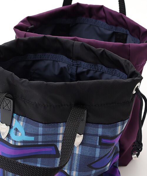 CS case study / CSケーススタディ ショルダーバッグ | Print drawstring　bagプリント　バッグ | 詳細13