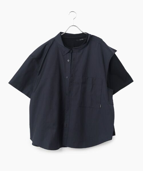 CS case study / CSケーススタディ シャツ・ブラウス | 半袖シャツ（NAVY）
