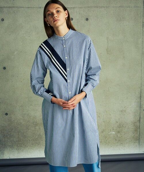 セール ニットコンビロングシャツ シャツ ブラウス Cast キャスト コロン ファッション通販 タカシマヤファッションスクエア