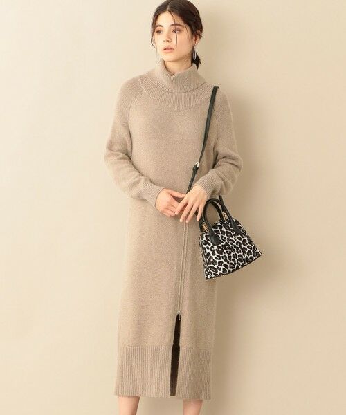 セール フロントスリットニットワンピース ロング マキシ丈ワンピース Cast キャスト コロン ファッション通販 タカシマヤファッションスクエア