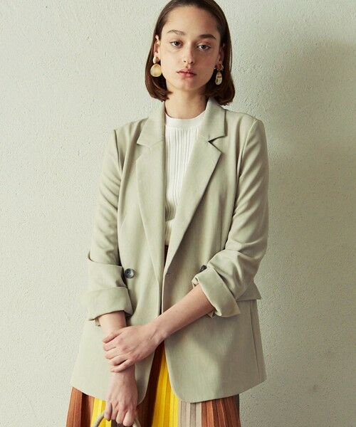 セール ボクシーシルエット テーラードジャケット その他アウター Cast キャスト コロン ファッション通販 タカシマヤファッションスクエア