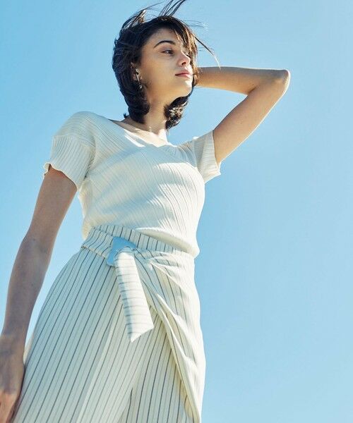 セール 変形リブニット ニット セーター Cast キャスト コロン ファッション通販 タカシマヤファッションスクエア