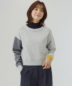 CAST: / キャスト コロン ニット・セーター | カラーブロックニット