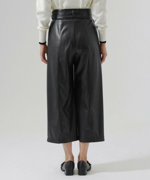 CAST: / キャスト コロン パンツ | シンセティックレザーセミワイドパンツ | 詳細6