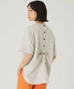 CAST: / キャスト コロン カットソー | 【80周年記念アイテム】バックボタンポンチカットソー