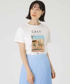 【1枚着にもインナーにも】サボテンプリントTシャツ