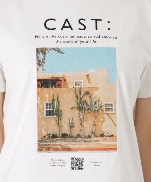 CAST: / キャスト コロン カットソー | 【1枚着にもインナーにも】サボテンプリントTシャツ | 詳細9