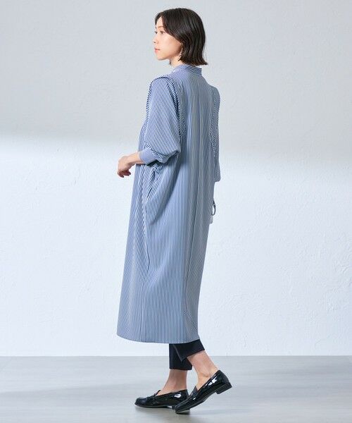 CAST: / キャスト コロン ロング・マキシ丈ワンピース | 【NAVY】【1枚着でも羽織りでも】ストライプワンピース | 詳細2