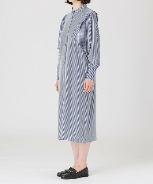 CAST: / キャスト コロン ロング・マキシ丈ワンピース | 【NAVY】【1枚着でも羽織りでも】ストライプワンピース | 詳細6