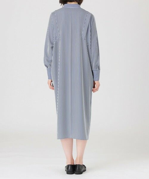 CAST: / キャスト コロン ロング・マキシ丈ワンピース | 【NAVY】【1枚着でも羽織りでも】ストライプワンピース | 詳細7
