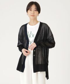 CAST: / キャスト コロン ニット・セーター | 【オンでもオフでも活躍】シアーニットカーディガン