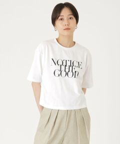 【1枚で着映える】クロップドプリントTシャツ