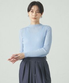 CAST: / キャスト コロン ニット・セーター | 【着回し抜群】シアーニットタートル